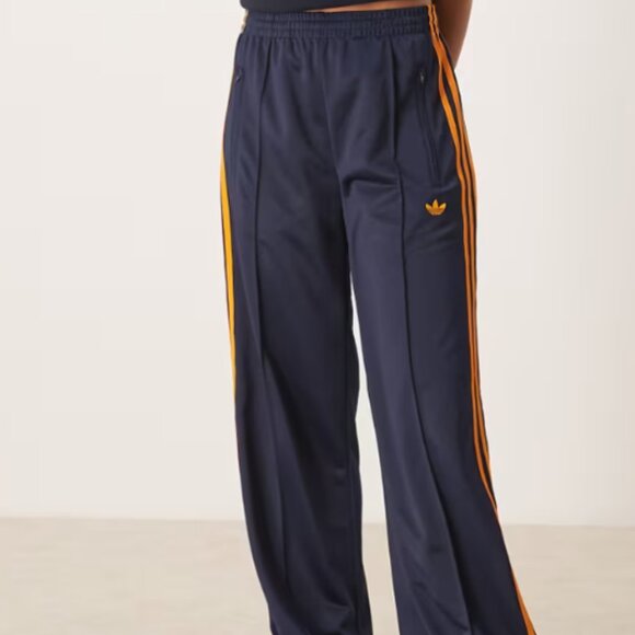 ADIDAS Originals Firebird track suit in navy and orange - Picture 3 of 9